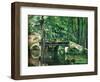 The Bridge at Maincy, or the Bridge at Mennecy, or the Little Bridge, circa 1879-Paul Cézanne-Framed Giclee Print