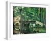 The Bridge at Maincy, or the Bridge at Mennecy, or the Little Bridge, circa 1879-Paul Cézanne-Framed Giclee Print