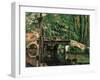 The Bridge at Maincy-Paul Cézanne-Framed Giclee Print