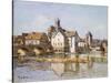 The Bridge at Moret, 1892-Alfred Sisley-Stretched Canvas