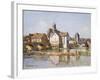 The Bridge at Moret, 1892-Alfred Sisley-Framed Giclee Print