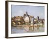 The Bridge at Moret, 1892-Alfred Sisley-Framed Giclee Print