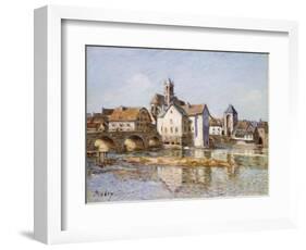 The Bridge at Moret, 1892-Alfred Sisley-Framed Giclee Print