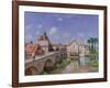 The Bridge at Moret, 1893-Alfred Sisley-Framed Giclee Print