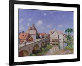 The Bridge at Moret, 1893-Alfred Sisley-Framed Giclee Print