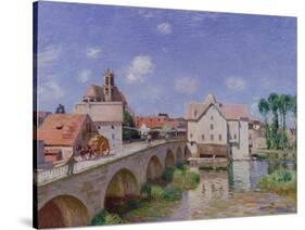 The Bridge at Moret, 1893-Alfred Sisley-Stretched Canvas