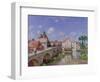 The Bridge at Moret, 1893-Alfred Sisley-Framed Giclee Print