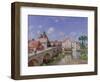 The Bridge at Moret, 1893-Alfred Sisley-Framed Premium Giclee Print