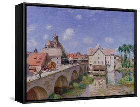 The Bridge at Moret, 1893-Alfred Sisley-Framed Stretched Canvas