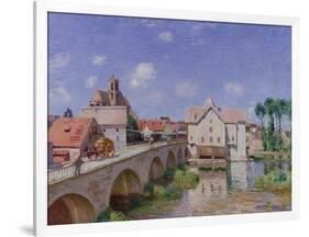 The Bridge at Moret, 1893-Alfred Sisley-Framed Giclee Print