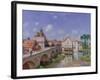 The Bridge at Moret, 1893-Alfred Sisley-Framed Giclee Print