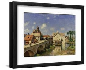 The Bridge at Moret, 1893-Alfred Sisley-Framed Art Print