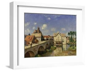 The Bridge at Moret, 1893-Alfred Sisley-Framed Art Print