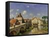 The Bridge at Moret, 1893-Alfred Sisley-Framed Stretched Canvas