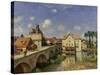 The Bridge at Moret, 1893-Alfred Sisley-Stretched Canvas