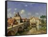 The Bridge at Moret, 1893-Alfred Sisley-Framed Stretched Canvas