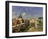 The Bridge at Moret, 1893-Alfred Sisley-Framed Art Print