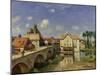 The Bridge at Moret, 1893-Alfred Sisley-Mounted Art Print