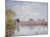 The Bridge at Moret-Sur-Loing, 1890-Alfred Sisley-Mounted Giclee Print