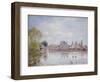 The Bridge at Moret-Sur-Loing, 1890-Alfred Sisley-Framed Giclee Print