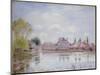 The Bridge at Moret-Sur-Loing, 1890-Alfred Sisley-Mounted Giclee Print