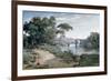 The Bridge at Narni, 1827-Jean-Baptiste-Camille Corot-Framed Giclee Print