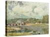 The Bridge at Sevres, c.1877-Alfred Sisley-Stretched Canvas