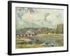 The Bridge at Sevres, c.1877-Alfred Sisley-Framed Giclee Print