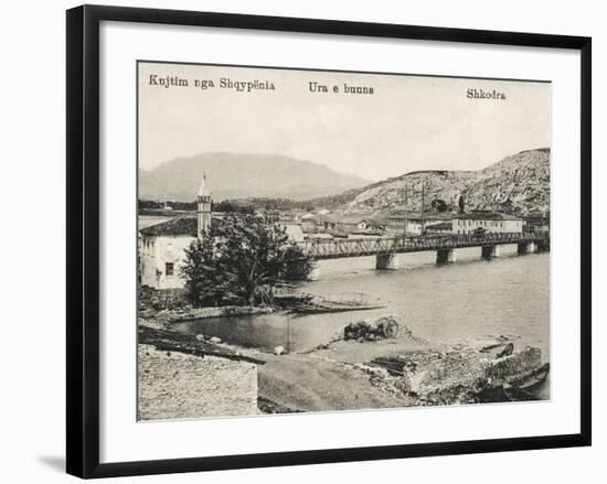 The Bridge at Shkoder - Albania-null-Framed Photographic Print