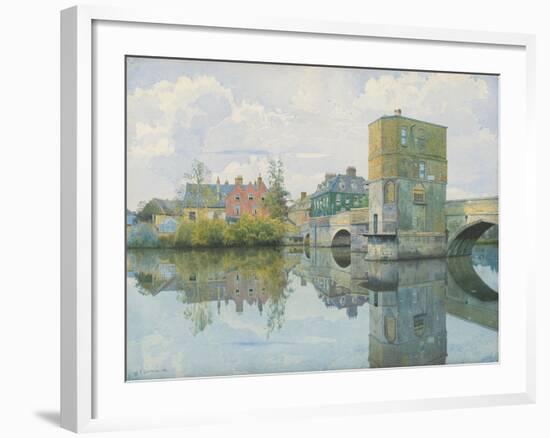 The Bridge at St, 1903-William Fraser Garden-Framed Giclee Print