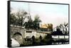 The Bridge at Wallingford, Oxfordshire, 1926-null-Framed Stretched Canvas