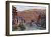 The Bridge, Beddgellert-Alfred Robert Quinton-Framed Giclee Print