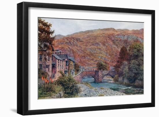 The Bridge, Beddgellert-Alfred Robert Quinton-Framed Giclee Print