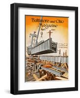 The Bridge Builders-Charles H. Dickson-Framed Premium Giclee Print