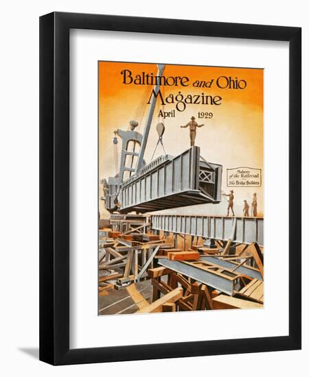 The Bridge Builders-Charles H. Dickson-Framed Premium Giclee Print