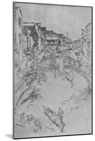 'The Bridge', c1880, (1904)-James Abbott McNeill Whistler-Mounted Giclee Print