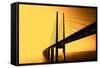 The Bridge - Die Brucke-ultrakreativ-Framed Stretched Canvas