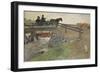 The Bridge, from 'A Home' series, c.1895-Carl Larsson-Framed Giclee Print