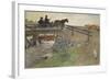 The Bridge, from 'A Home' series, c.1895-Carl Larsson-Framed Premium Giclee Print