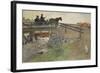 The Bridge, from 'A Home' series, c.1895-Carl Larsson-Framed Premium Giclee Print