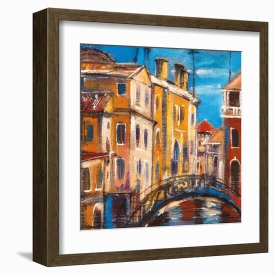 The Bridge From Ancient Venice-balaikin2009-Framed Art Print