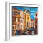 The Bridge From Ancient Venice-balaikin2009-Framed Art Print