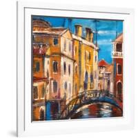 The Bridge From Ancient Venice-balaikin2009-Framed Art Print