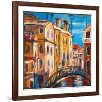 The Bridge From Ancient Venice-balaikin2009-Framed Art Print