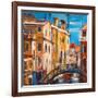 The Bridge From Ancient Venice-balaikin2009-Framed Art Print