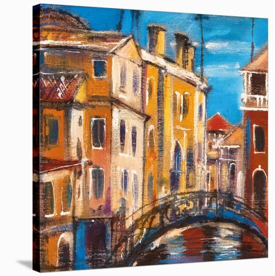 The Bridge From Ancient Venice-balaikin2009-Stretched Canvas