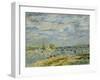 The Bridge Near Sevres, 1877-Alfred Sisley-Framed Giclee Print