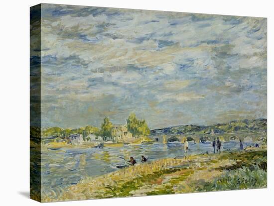 The Bridge Near Sevres, 1877-Alfred Sisley-Stretched Canvas