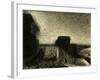 The Bridge of Courbevoie-Georges Seurat-Framed Giclee Print