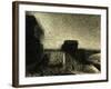 The Bridge of Courbevoie-Georges Seurat-Framed Giclee Print